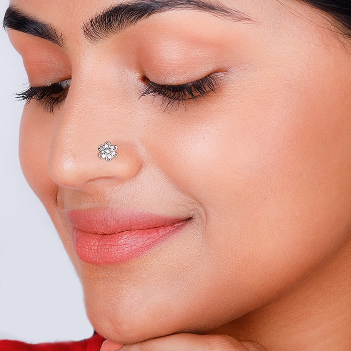 Buy Latest CZ Nose Rings Online at Sneha Rateria | Nose Rings – Sneha  Rateria Store